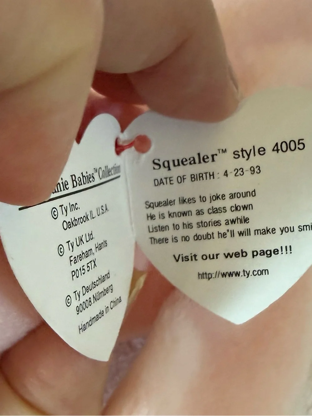 Squealer, Snort and Daisy Ty  Beanie Babies w Tags MWMT